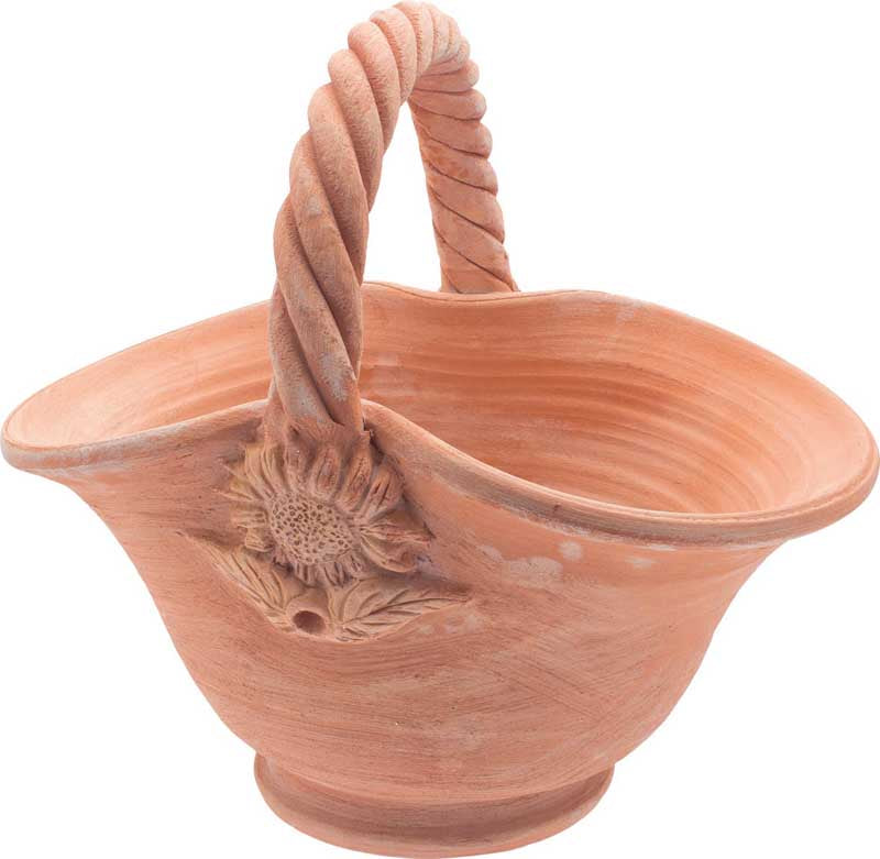 CESTA CON MANICO INTRECCIATO