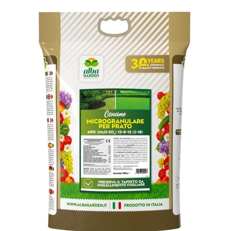 CONCIME MICROGRANULARE PER PRATO