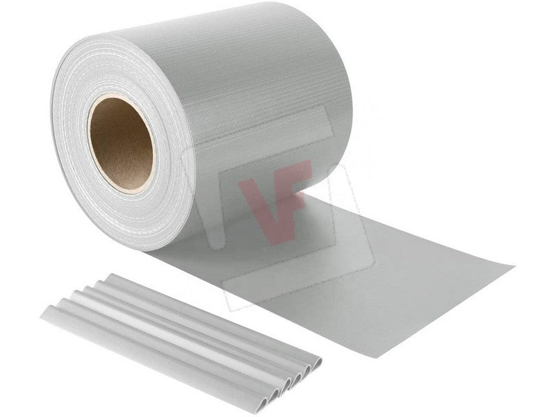 Confine STRISCIA FRANGIVISTA IN PVC + 20 CLIP (450 gr/m) cm. 19x35 mt