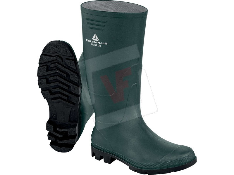 Deltaplus STIVALI IN PVC STONE GINOCCHIO Col. Verde