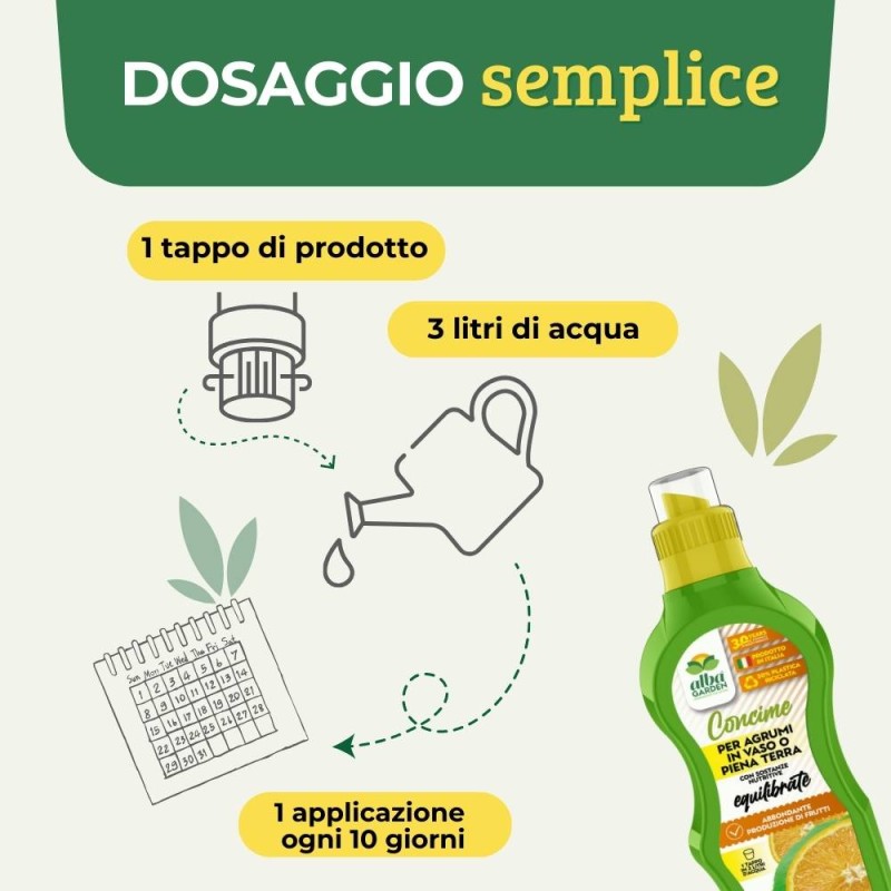 CONCIME LIQUIDO PER AGRUMI