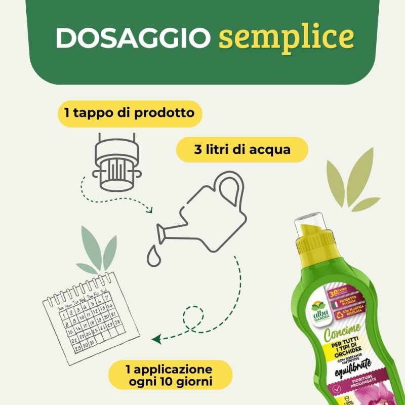 CONCIME LIQUIDO PER ORCHIDEE