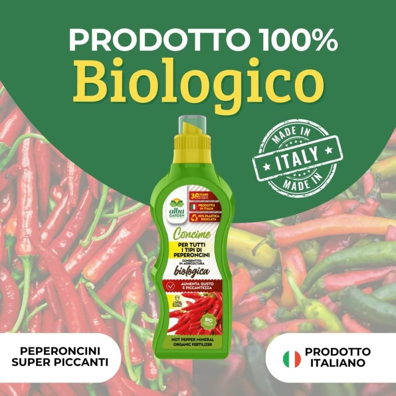 CONCIME LIQUIDO PER PEPERONCINI