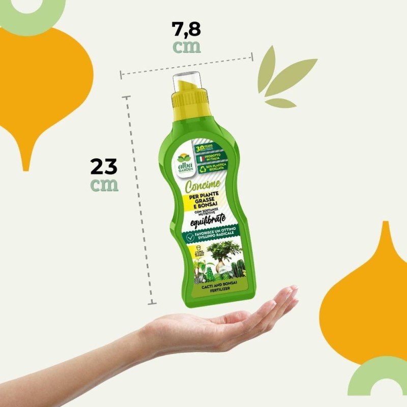 CONCIME LIQUIDO PER PIANTE GRASSE E BONSAI