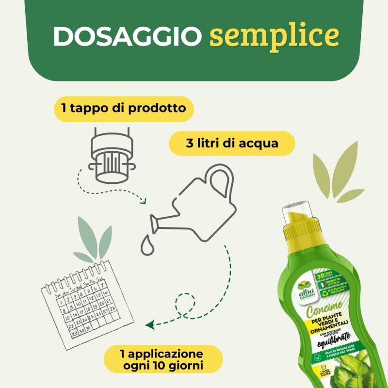 CONCIME LIQUIDO PER PIANTE VERDI