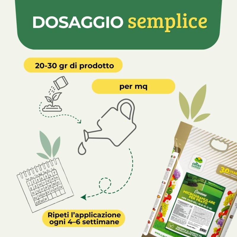 CONCIME MICROGRANULARE PER PRATO