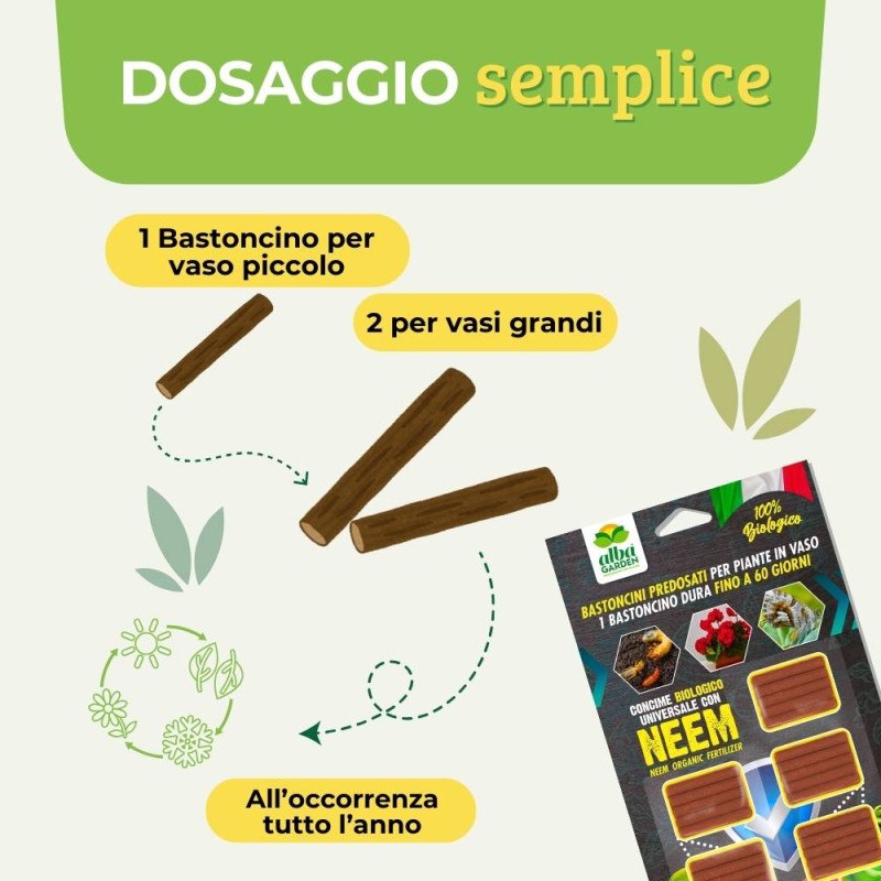 OLIO NEEM BASTONCINI