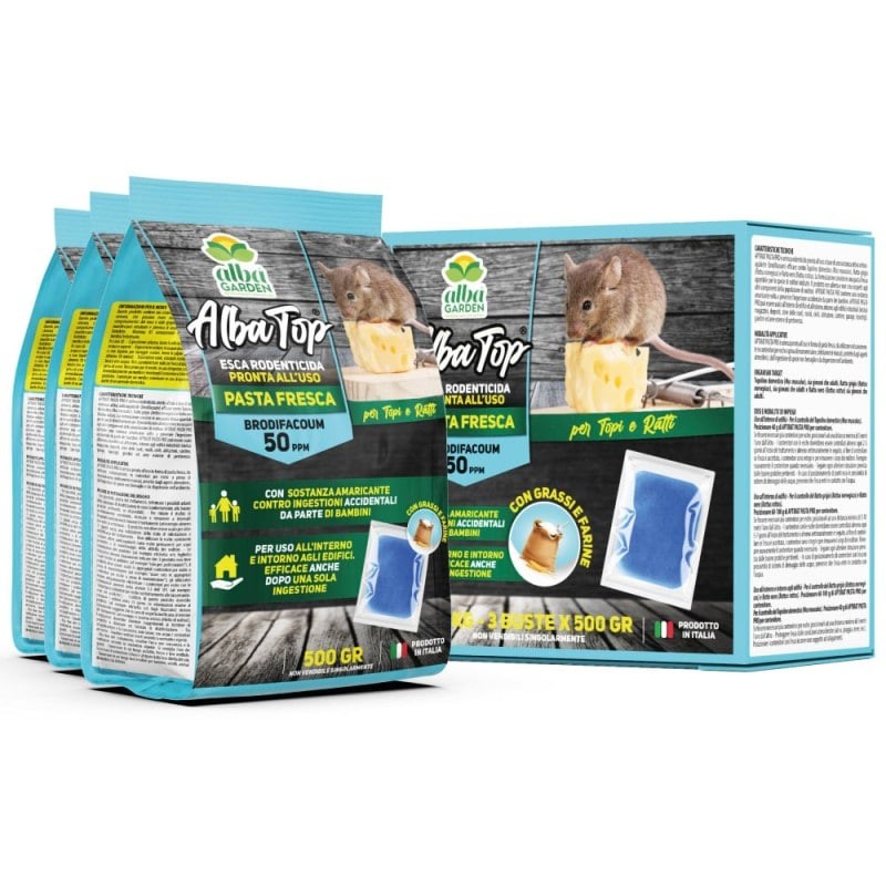 ESCHE PER TOPI PASTA BLU