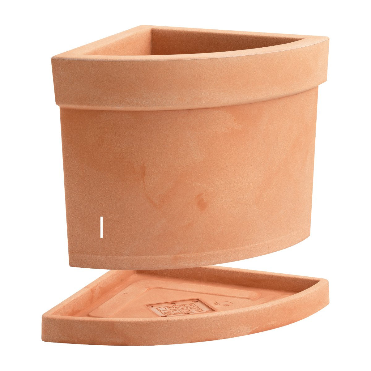 VASO THEMIS ANGOLARE CON SOTTOVASO